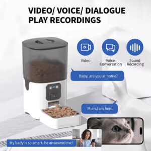 Pet Feeder with Camera – With an Adjustable Angle for a Perfect View