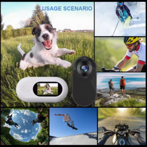Wearable Mini Camera – Lightweight Clip-On Cam for Pets & Adventures
