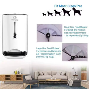 WiFi Pet Feeder with Camera – Feed, Watch, and Talk to Your Pet from Anywhere
