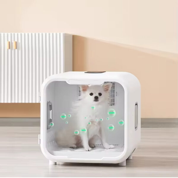 Manchong Qingfeng Pro Dryer, Second Generation Pet Drying Technology, 30 Million Negative Ion Pet Dryer, Pet Disinfection Dryer Box, Home Multi-Cat Dryer, Under 20lb Dog Dryer, Fresh Air System Pet Dryer