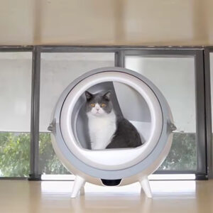 Automatic Cat Litter Box - 68L Smart Self-Clean, APP Health, Safe, Open