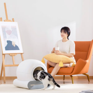 Intelligent Self-Cleaning Cat Litter Box - 65L Large, Quiet, APP Control, Odor Removal