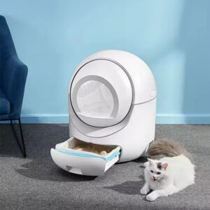Smart Cat Litter Box: 10L Extra-Large Waste Bin, Fully Automatic APP Control