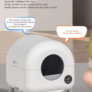 Smart Cat Litter Box: Smart Monitoring, 15L Efficient Capacity