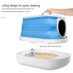 Foldable Drawer Cat Litter Box