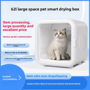 Smart Pet Dryer-62L: Fast, Quiet, UV & Ion Care