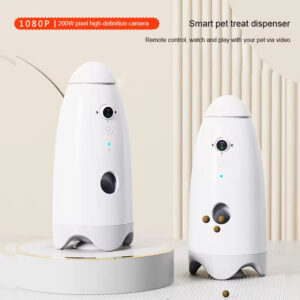 Pet Treat Dispenser with Camera – Toss Treats, Watch, and Play Remotely