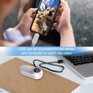 Wearable Mini Camera – Lightweight Clip-On Cam for Pets & Adventures
