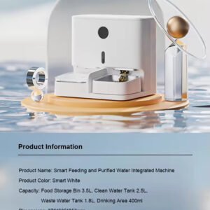Smart Pet Feeder and Water Fountain – The All-in-One Self-Cleaning Station