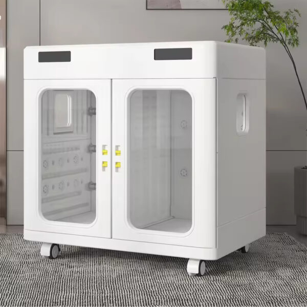 Smart Pet Dryer Box, Foldable Pet Dryer, 430L Pet Dryer, 2800W Pet Dryer, Brushless Motor Pet Dryer, Double Door Pet Dryer, Ozone Sterilization Dryer, Negative Ion Hair Care Dryer, Pet Grooming Dryer, Cat Dog Dryer, Appearance Design Patent