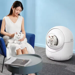 Smart Cat Litter Box: 10L Extra-Large Waste Bin, Fully Automatic APP Control
