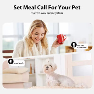 Pet Feeder and Water Dispenser – 2-in-1 Smart Station with 2K HD Camera