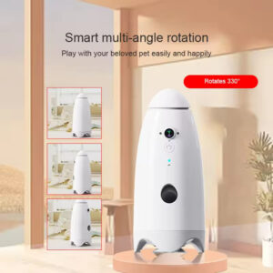 Pet Treat Dispenser with Camera – Toss Treats, Watch, and Play Remotely