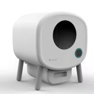 Smart Cat Litter Box, 5L Internal Space Litter Box, Multi-Safety Protection Litter Box, Cat Litter Usage Records, Cat Weight Tracking, Smart Spray Deodorization, Plastic Cat Litter Box, White Cat Litter Box, Sichuan Made Litter Box, Pet Waste Cleaning