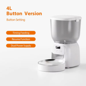 Automatic Pet Feeder – Available in Button, WiFi, and Video Versions