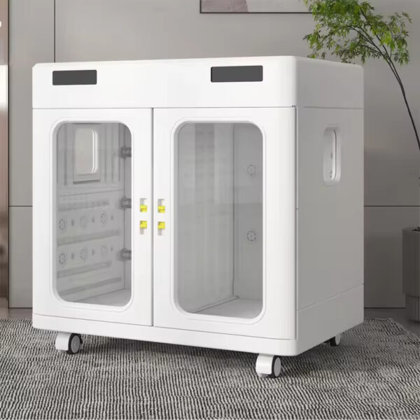 Smart Pet Dryer Box, Foldable Pet Dryer, 430L Pet Dryer, 2800W Pet Dryer, Brushless Motor Pet Dryer, Double Door Pet Dryer, Ozone Sterilization Dryer, Negative Ion Hair Care Dryer, Pet Grooming Dryer, Cat Dog Dryer, Appearance Design Patent