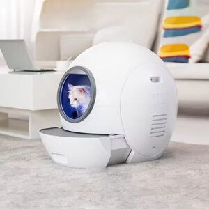 Smart Cat Litter Box: 65L Ultra-Large Space, Quiet Operation (Below 35dB)