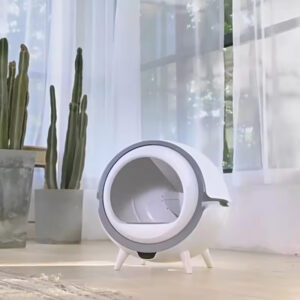 Automatic Cat Litter Box - 68L Smart Self-Clean, APP Health, Safe, Open