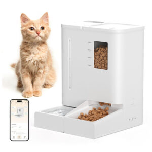 Pet Feeder and Water Dispenser – 2-in-1 Smart Station with 2K HD Camera