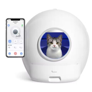 Automatic Cat Litter Box: 65L Ultra-Large Capacity, WiFi Remote Control
