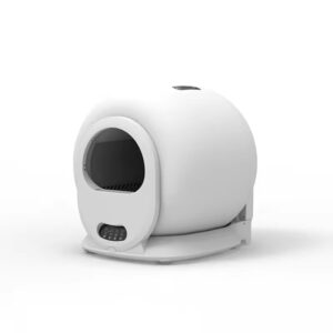 Intelligent Automatic Cat Litter Box, Automatic Cat Litter Box, Self-Cleaning Litter Box, Large Capacity Litter Box, Enclosed Litter Box, APP Controlled Litter Box, Health Monitoring Litter Box, Odor Removal Litter Box, Multi-Safety Litter Box, Washable Litter Box, Pet Cleaning, Cat Toilet