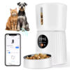 Smart Pet Feeder, Automatic Cat Feeder, WiFi Pet Feeder, Timed Food Dispenser, Portion Control Feeder, Pet Feeder with App, Slow Feeder