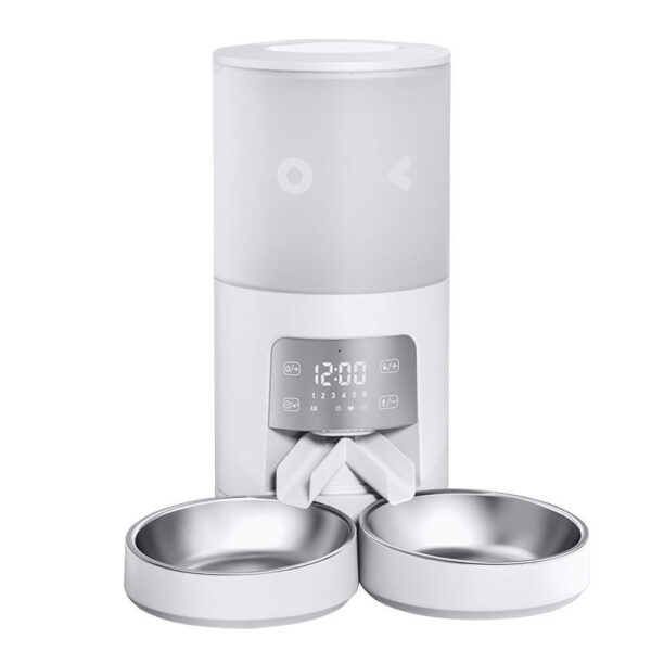 Automatic Pet Feeder, Smart Pet Feeder, Timed Cat Feeder, Portion Control Feeder, Pet Feeder with App, Slow Feeder for Dogs, Dual Power Pet Feeder