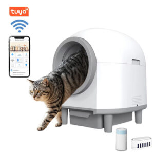 Automatic Self-Cleaning Litter Box - 65L Large, APP Control, Odor Removal, Washable