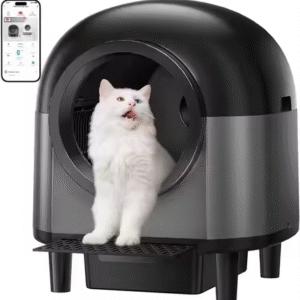 Automatic Self-Cleaning Cat Litter Box, Intelligent Cat Litter Box, Self-Cleaning Litter Box, Large Capacity Litter Box, APP Controlled Litter Box, Health Monitoring Litter Box, Odor Removal Litter Box, Multi-Safety Litter Box, Washable Litter Box, Enclosed Litter Box, Pet Cleaning, Cat Toilet
