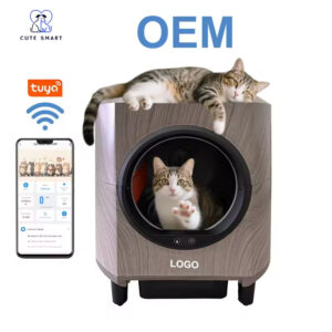 Intelligent Automatic Cat Litter Box, Self-Cleaning Litter Box, APP Health Monitor, Odor Removal Litter Box, 80L Litter Box, Large Capacity Litter Box, Multi-Cat Household Litter Box, Pet Cleaning Device, Square Cat Litter Box, Smart Cat Toilet, High-Precision Sensor Litter Box, Multi-Language Litter Box