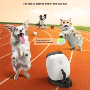Factory wholesale pet dog  dispenser 360 degree rotation smart camera