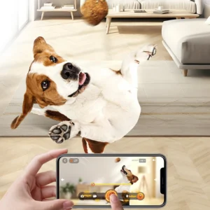 Factory wholesale pet dog  dispenser 360 degree rotation smart camera
