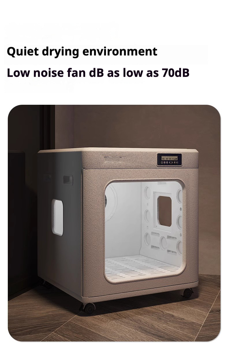 Must-Have for Pet Owners, Pet Hair Care, Healthy Drying, DC Variable Frequency Turbine Fan, Wavy Wire Heating, Home Pet Disinfection Cabinet, Prevent Pet Hair Flying, 24V Pet Dryer, Fast Drying Cat Dog Dryer, Foshan Pet Products