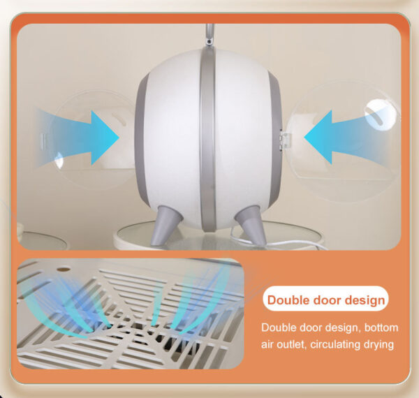 Smart Pet Dryer Box, Small Pet Dryer, 62L Pet Dryer, 1200W Pet Dryer, UV Sterilization Dryer, Negative Ion Hair Care, Cat Dog Dryer, Compact Pet Supplies, Home Pet Dryer, Multi-Color Pet Dryer, Appearance Design Patent