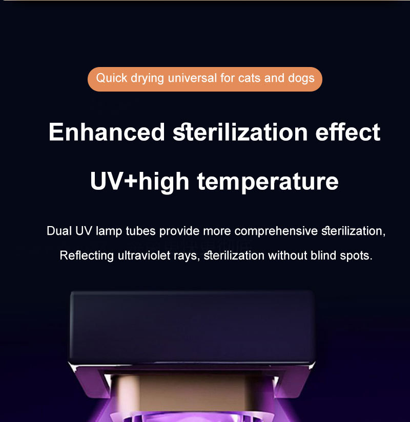 Smart Pet Dryer Box, Small Pet Dryer, 62L Pet Dryer, 1200W Pet Dryer, UV Sterilization Dryer, Negative Ion Hair Care, Cat Dog Dryer, Compact Pet Supplies, Home Pet Dryer, Multi-Color Pet Dryer, Appearance Design Patent