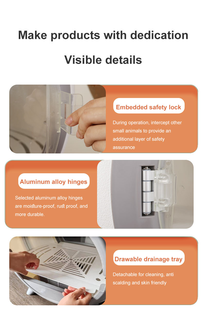 Smart Pet Dryer Box, Small Pet Dryer, 62L Pet Dryer, 1200W Pet Dryer, UV Sterilization Dryer, Negative Ion Hair Care, Cat Dog Dryer, Compact Pet Supplies, Home Pet Dryer, Multi-Color Pet Dryer, Appearance Design Patent