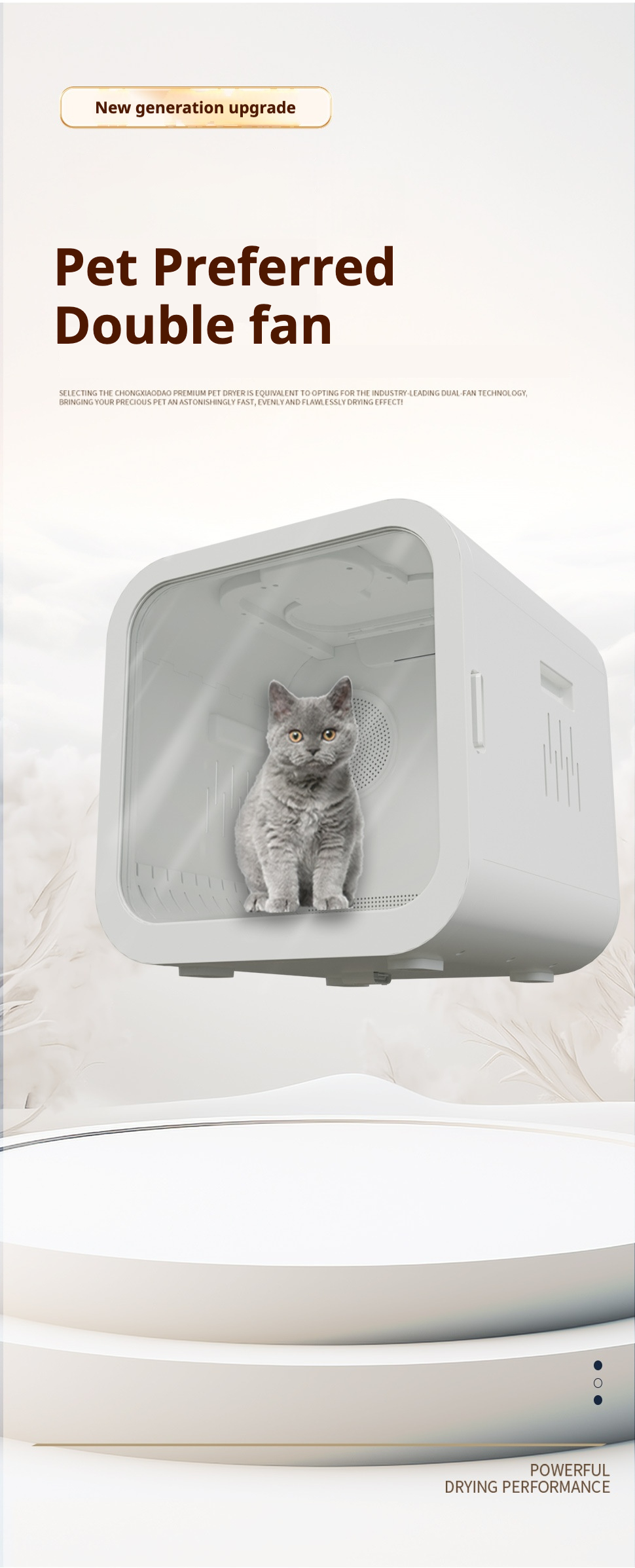 Smart Pet Dryer Box - Dual Fan
