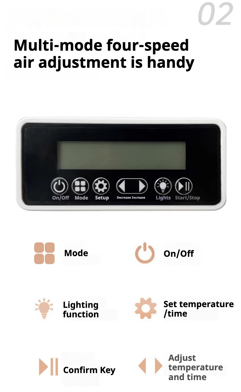 Must-Have for Pet Owners, Pet Hair Care, Healthy Drying, DC Variable Frequency Turbine Fan, Wavy Wire Heating, Home Pet Disinfection Cabinet, Prevent Pet Hair Flying, 24V Pet Dryer, Fast Drying Cat Dog Dryer, Foshan Pet Products