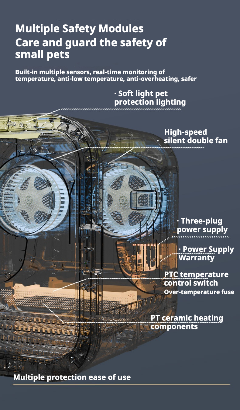 Smart Pet Dryer Box - Dual Fan