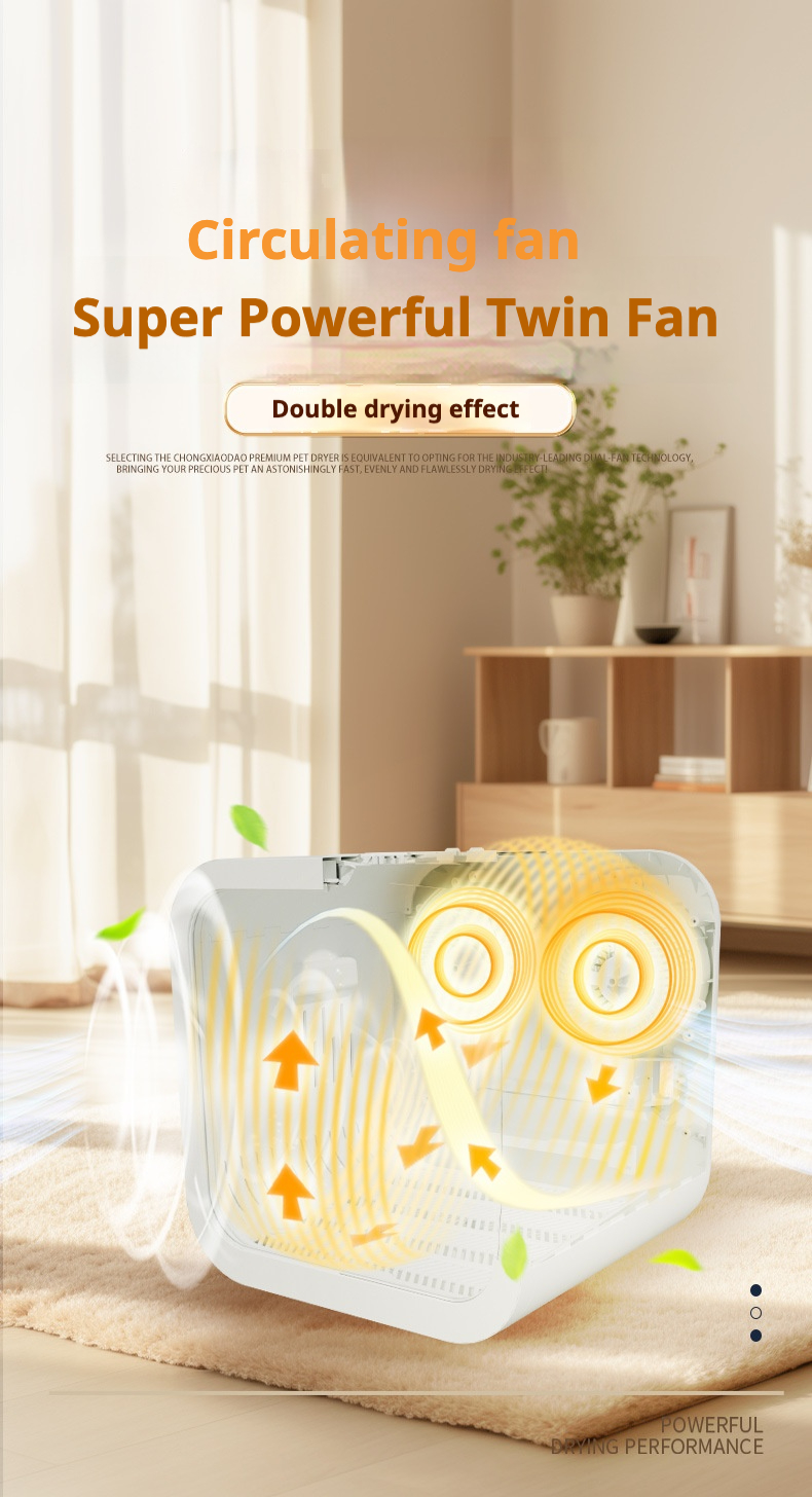 Smart Pet Dryer Box - Dual Fan