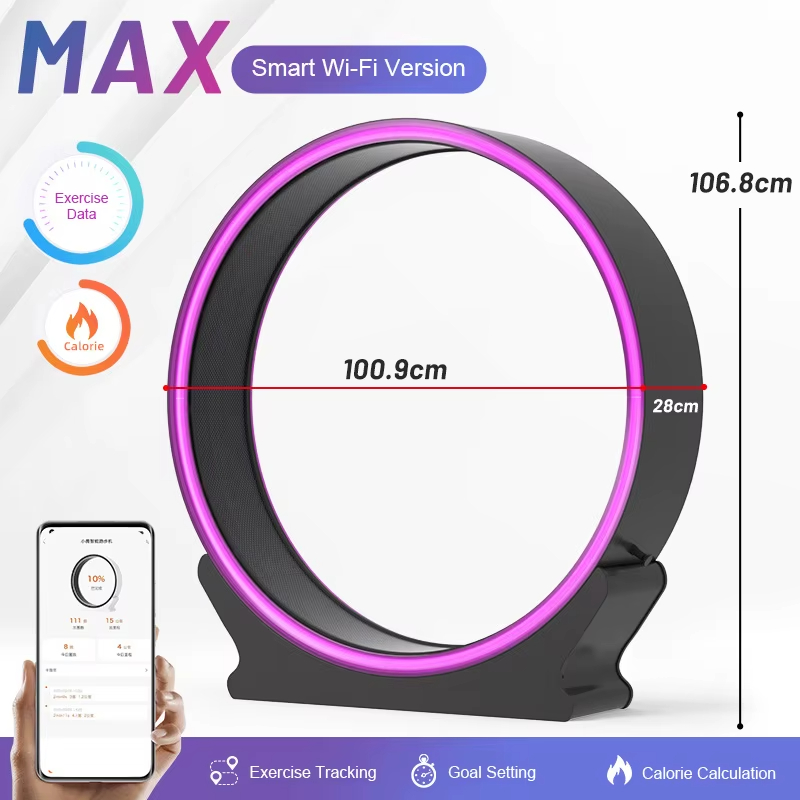 Smart Cat Wheel, Cat Running Wheel, Wi-Fi Cat Wheel, Pet Exercise Equipment, Interactive Cat Toy, Colorful Lighting Cat Toy, Pet Data Monitoring, Cat Fitness Equipment