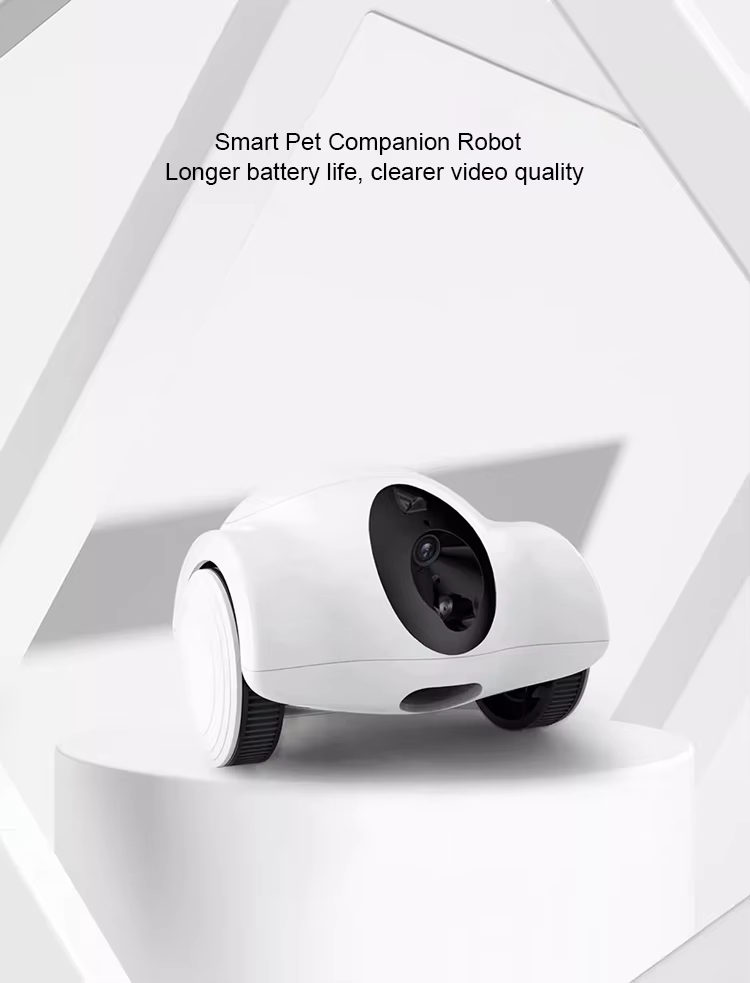 Pet Companion Robot, Mobile Pet Camera, Interactive Dog Toy, Remote Control Pet Robot, Pet Camera with Laser and Treats, WiFi Pet Monitor, Smart Cat Toy