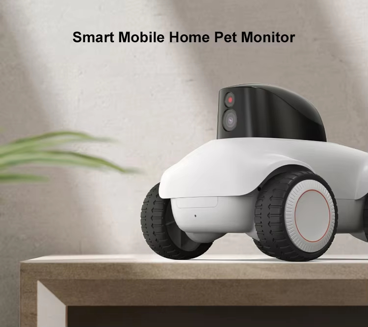 Smart Pet Robot, Mobile Pet Camera, Interactive Pet Companion, WiFi 6 Pet Camera, Remote Control Robot, Laser Cat Toy, HDR Pet Camera