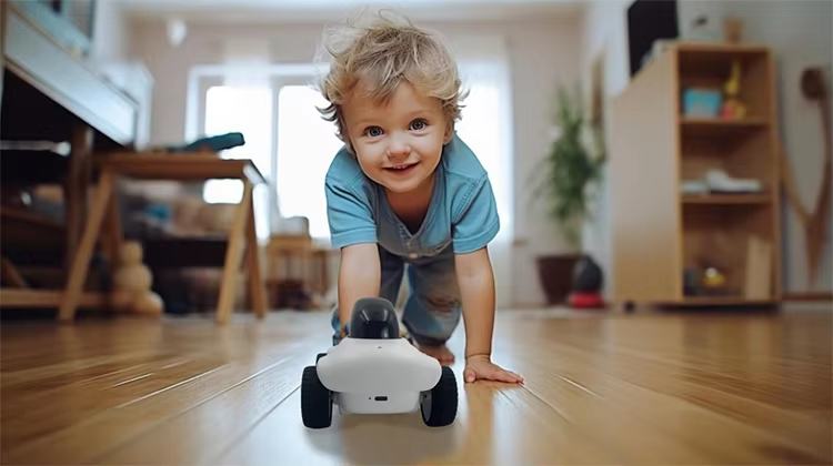 Smart Pet Robot, Mobile Pet Camera, Interactive Pet Companion, WiFi 6 Pet Camera, Remote Control Robot, Laser Cat Toy, HDR Pet Camera