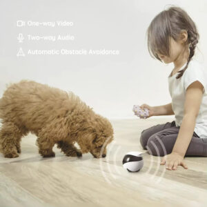 Interactive Pet Robot – Your Pet's Smart Mobile Companion Camera