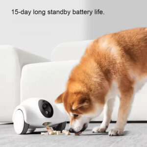 Pet Companion Robot – Mobile Camera with Laser, Treat Dispenser & 2-Way Audio