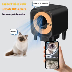 Automatic Cat Litter Box - 65L Large, Quiet, UV & Ion Sterilization, APP Control