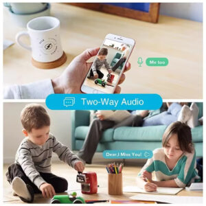WiFi Security Camera – 1080p HD Monitor for Pets & Baby