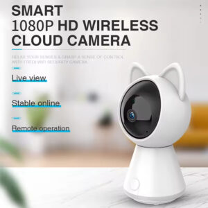WiFi Security Camera – 1080p HD Monitor for Pets & Baby