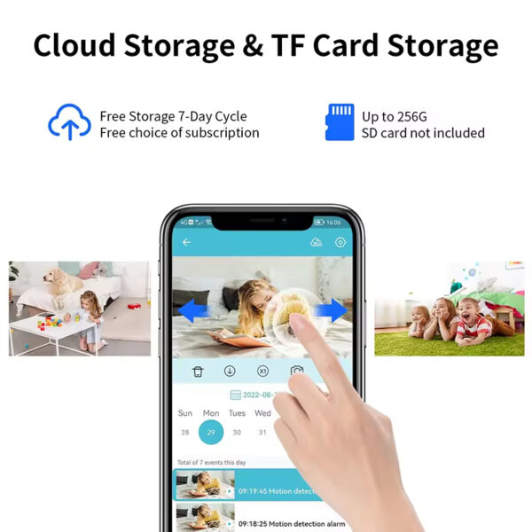 Pet Camera with Laser Toy, Interactive Cat Toy, 360° WiFi Pet Camera, Smart Pet Monitor, Two-Way Audio Cat Camera, Remote Play Pet Toy, HD Pet Camera
